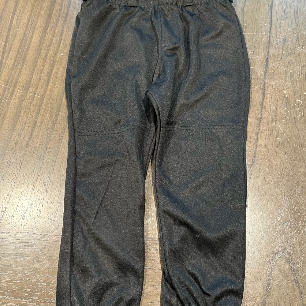 Youth Alleson Black Baseball Pants